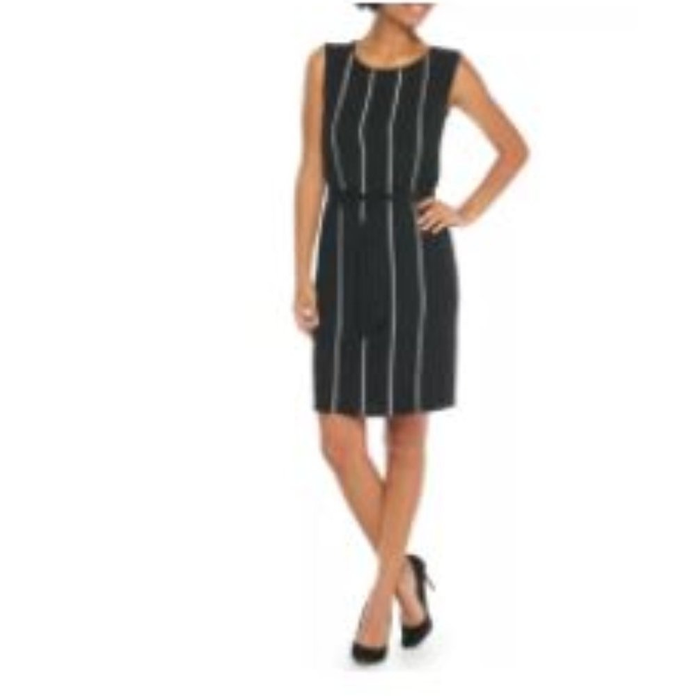 THE LIMITED Contrast Pintuck Dress XS